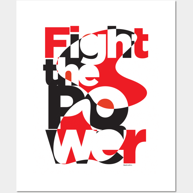 Fight the Power Colour Wall Art by Jay_Kreative